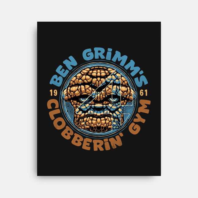 Clobberin Gym-None-Stretched-Canvas-glitchygorilla