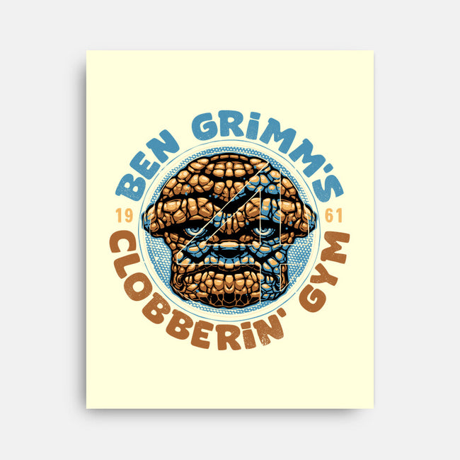 Clobberin Gym-None-Stretched-Canvas-glitchygorilla