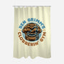Clobberin Gym-None-Polyester-Shower Curtain-glitchygorilla