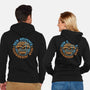 Clobberin Gym-Unisex-Zip-Up-Sweatshirt-glitchygorilla