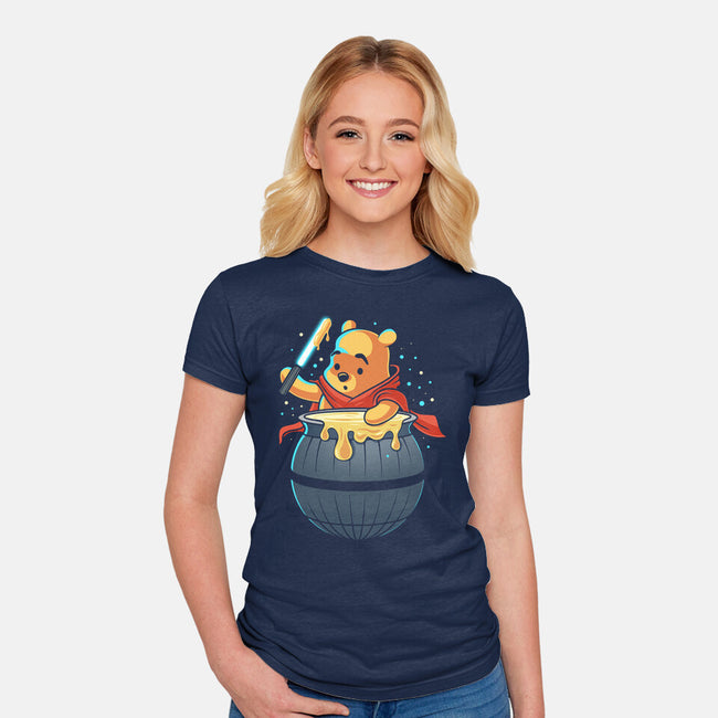 Hunny Star-Womens-Fitted-Tee-erion_designs