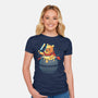 Hunny Star-Womens-Fitted-Tee-erion_designs