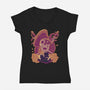Pirate’s Treasure-Womens-V-Neck-Tee-rmatix