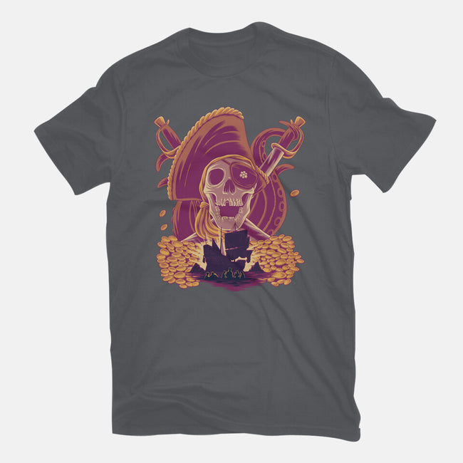 Pirate’s Treasure-Womens-Basic-Tee-rmatix