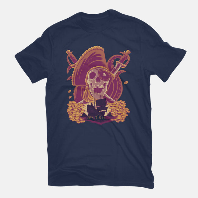 Pirate’s Treasure-Womens-Basic-Tee-rmatix