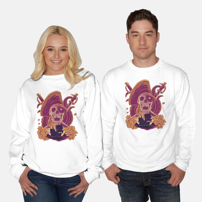 Pirate’s Treasure-Unisex-Crew Neck-Sweatshirt-rmatix