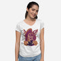 Pirate’s Treasure-Womens-V-Neck-Tee-rmatix