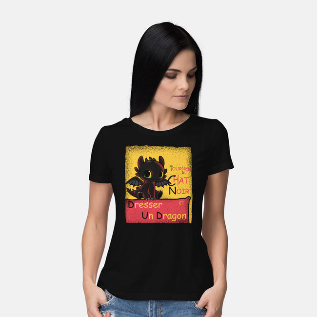 Dresser Un Dragon-Womens-Basic-Tee-turborat14