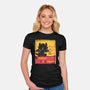 Dresser Un Dragon-Womens-Fitted-Tee-turborat14
