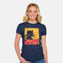Dresser Un Dragon-Womens-Fitted-Tee-turborat14