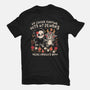 Friends With My Demons-Unisex-Basic-Tee-eduely