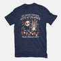 Friends With My Demons-Unisex-Basic-Tee-eduely