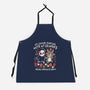 Friends With My Demons-Unisex-Kitchen-Apron-eduely