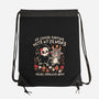Friends With My Demons-None-Drawstring-Bag-eduely