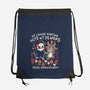 Friends With My Demons-None-Drawstring-Bag-eduely