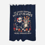 Friends With My Demons-None-Polyester-Shower Curtain-eduely