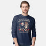 Friends With My Demons-Mens-Long Sleeved-Tee-eduely