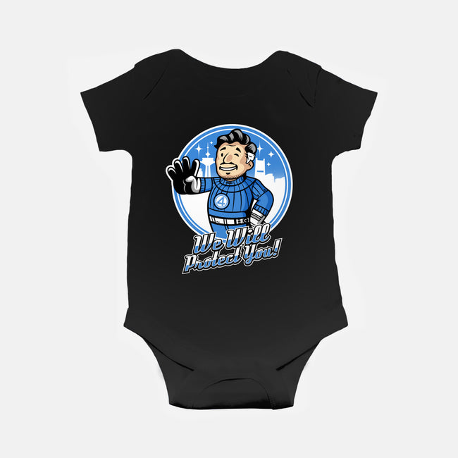 We Will Protect You-Baby-Basic-Onesie-demonigote