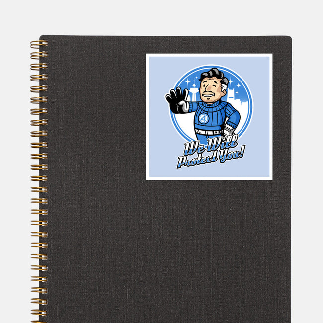 We Will Protect You-None-Glossy-Sticker-demonigote