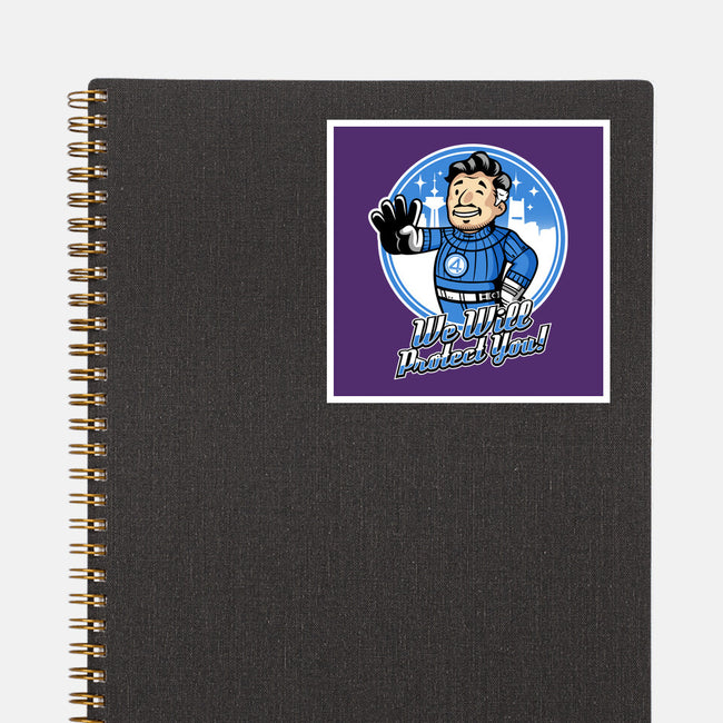We Will Protect You-None-Glossy-Sticker-demonigote