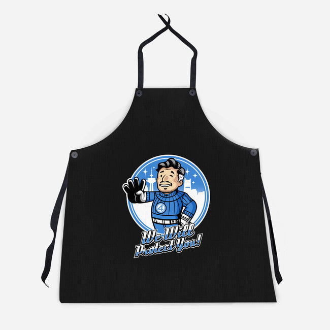 We Will Protect You-Unisex-Kitchen-Apron-demonigote