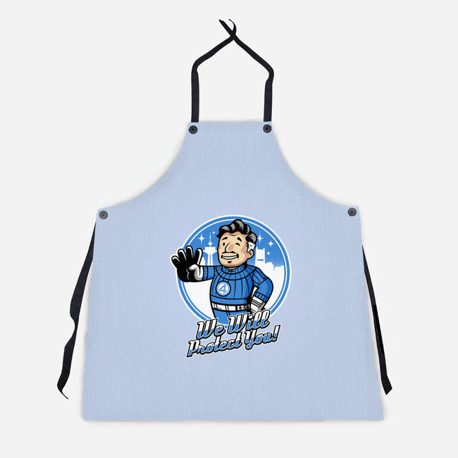 We Will Protect You-Unisex-Kitchen-Apron-demonigote