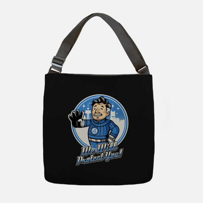 We Will Protect You-None-Adjustable Tote-Bag-demonigote