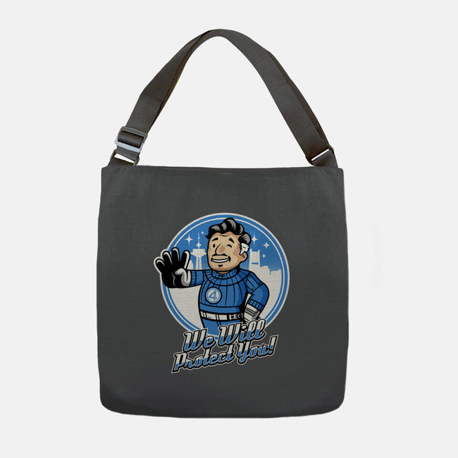 We Will Protect You-None-Adjustable Tote-Bag-demonigote