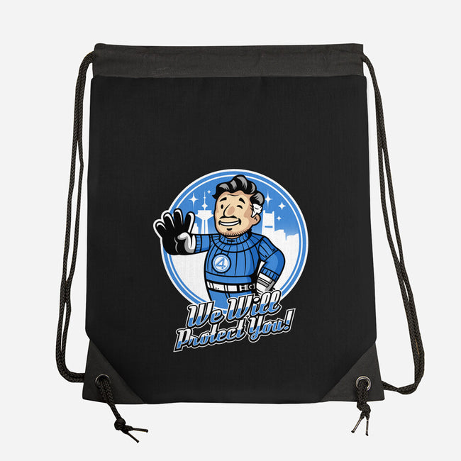 We Will Protect You-None-Drawstring-Bag-demonigote