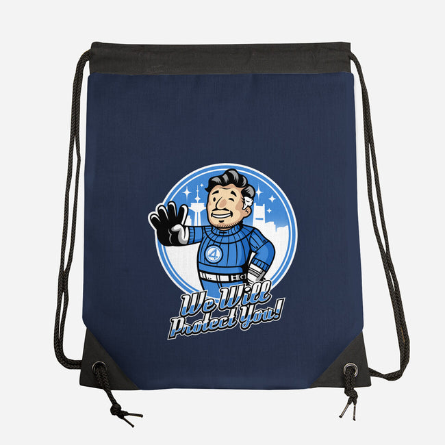 We Will Protect You-None-Drawstring-Bag-demonigote