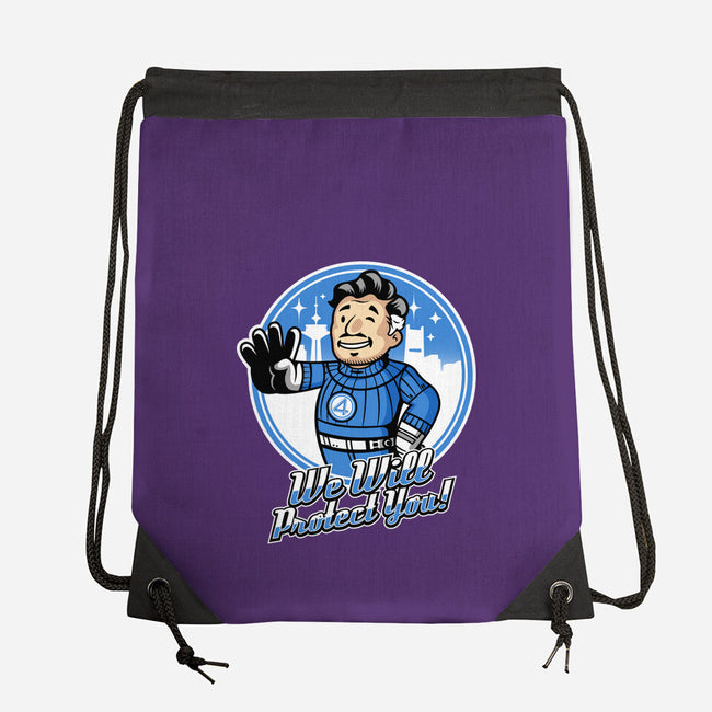 We Will Protect You-None-Drawstring-Bag-demonigote