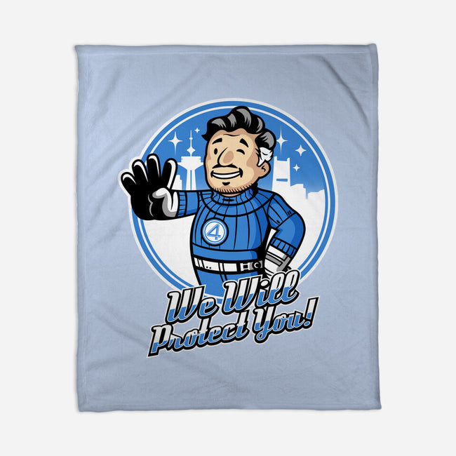 We Will Protect You-None-Fleece-Blanket-demonigote