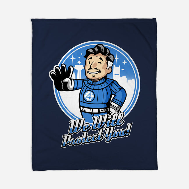We Will Protect You-None-Fleece-Blanket-demonigote