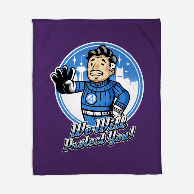 We Will Protect You-None-Fleece-Blanket-demonigote