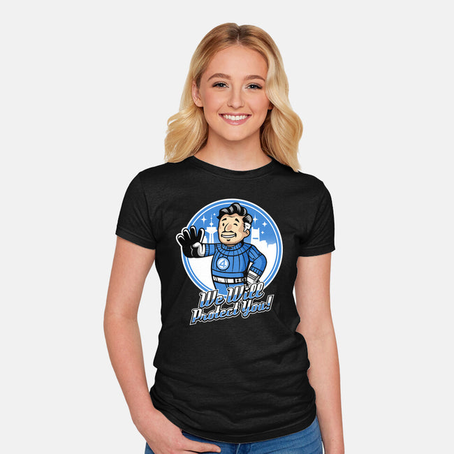 We Will Protect You-Womens-Fitted-Tee-demonigote