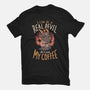 Real Devil Before My Coffee-Mens-Heavyweight-Tee-eduely