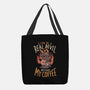 Real Devil Before My Coffee-None-Basic Tote-Bag-eduely