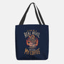 Real Devil Before My Coffee-None-Basic Tote-Bag-eduely