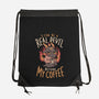 Real Devil Before My Coffee-None-Drawstring-Bag-eduely
