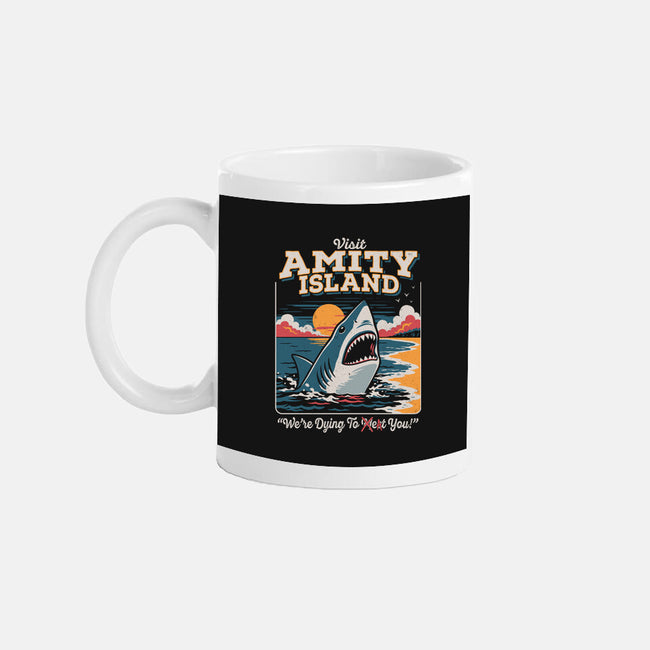 Visit Amity Island-None-Mug-Drinkware-Nemons