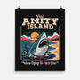 Visit Amity Island-None-Matte-Poster-Nemons