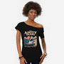 Visit Amity Island-Womens-Off Shoulder-Tee-Nemons