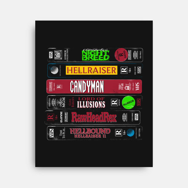 VHS Barker-None-Stretched-Canvas-Nemons