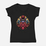The Power Of Ancient Magic-Womens-V-Neck-Tee-glitchygorilla