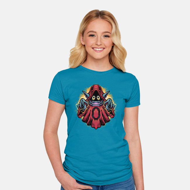 The Power Of Ancient Magic-Womens-Fitted-Tee-glitchygorilla