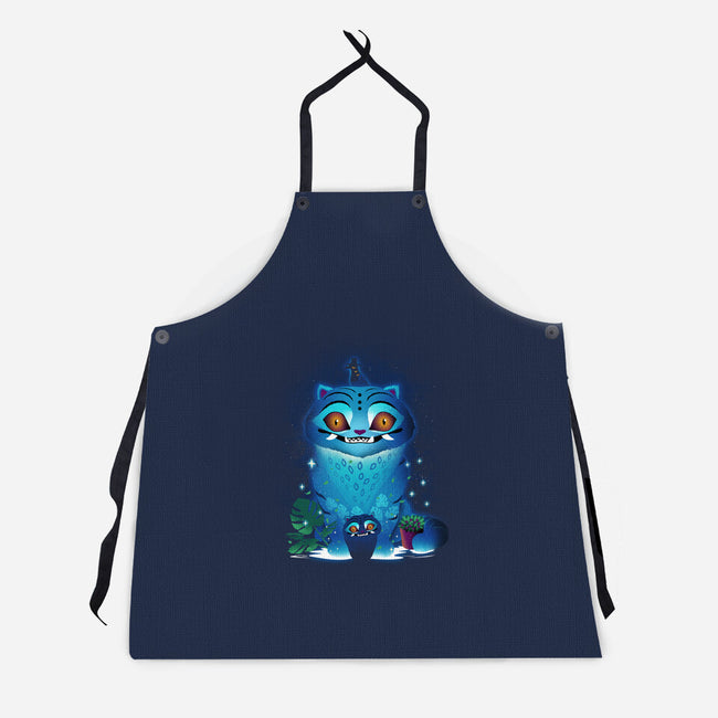 Derpy Tiger Landscape-Unisex-Kitchen-Apron-dandingeroz