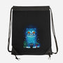 Derpy Tiger Landscape-None-Drawstring-Bag-dandingeroz