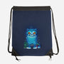 Derpy Tiger Landscape-None-Drawstring-Bag-dandingeroz