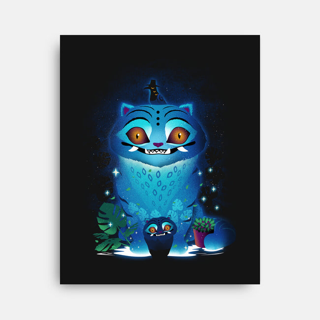 Derpy Tiger Landscape-None-Stretched-Canvas-dandingeroz