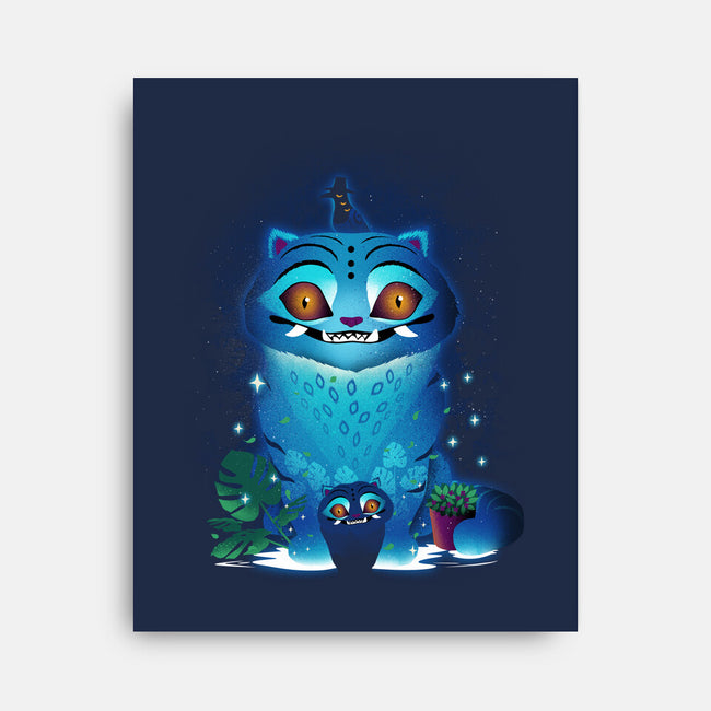 Derpy Tiger Landscape-None-Stretched-Canvas-dandingeroz